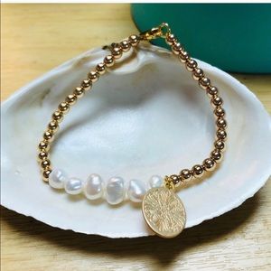 Hematite and Real Pearl
